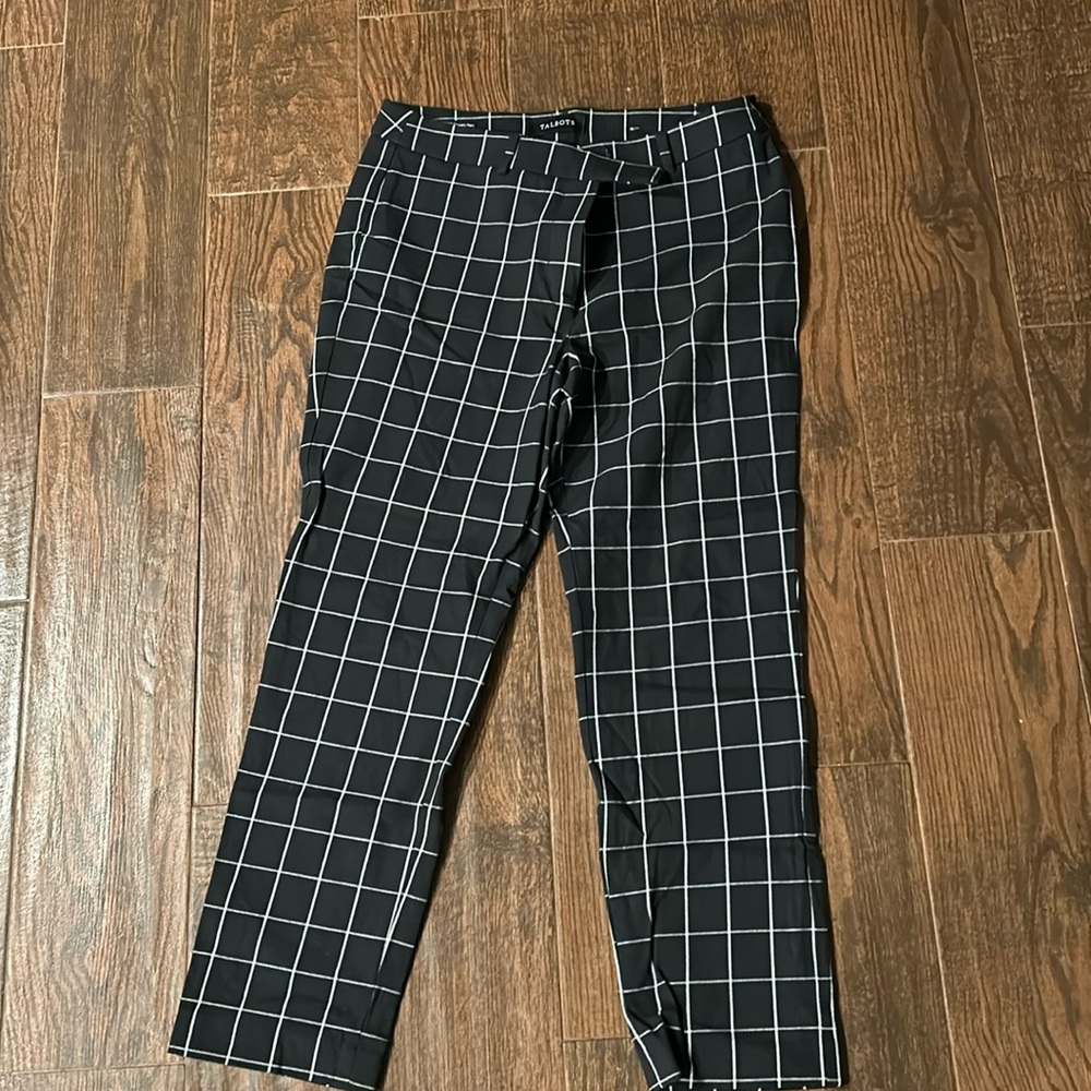 Talbots high waisted straight pants